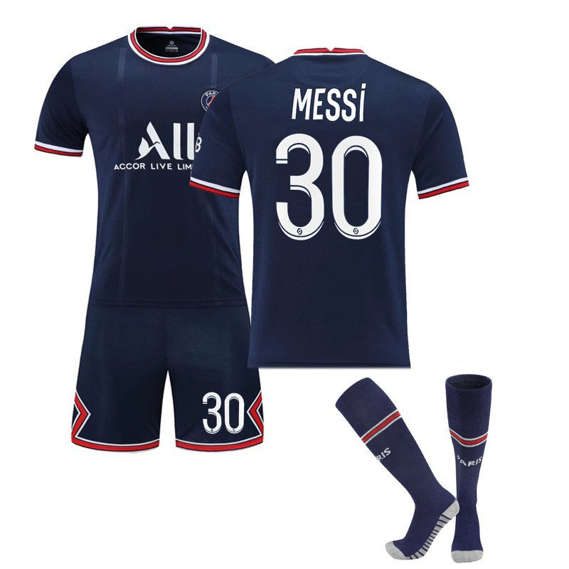 Paris Saint Germain Football Shirt Neymar No. 10 Football Shirt Set Paris Messi Football Shirt No. 30 Training Shirt