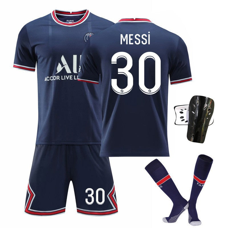 Paris Saint Germain Football Shirt Neymar No. 10 Football Shirt Set Paris Messi Football Shirt No. 30 Training Shirt